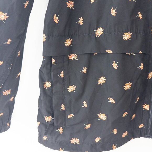 Madewell French Daisies Raincheck Packable Raincoat, Floral Rain Jacket Size S - Picture 9 of 13